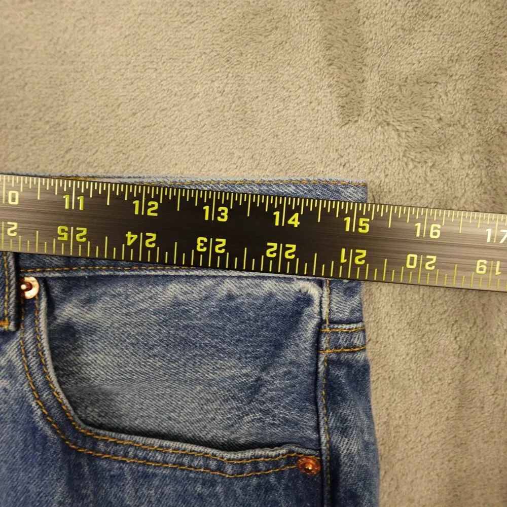 Levi's jeans 501 Original Fit straight men's 33x32 stonewash blue‎ denim red tab